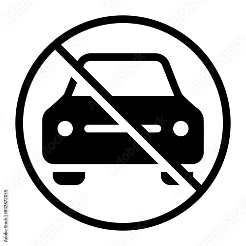 car glyph icon