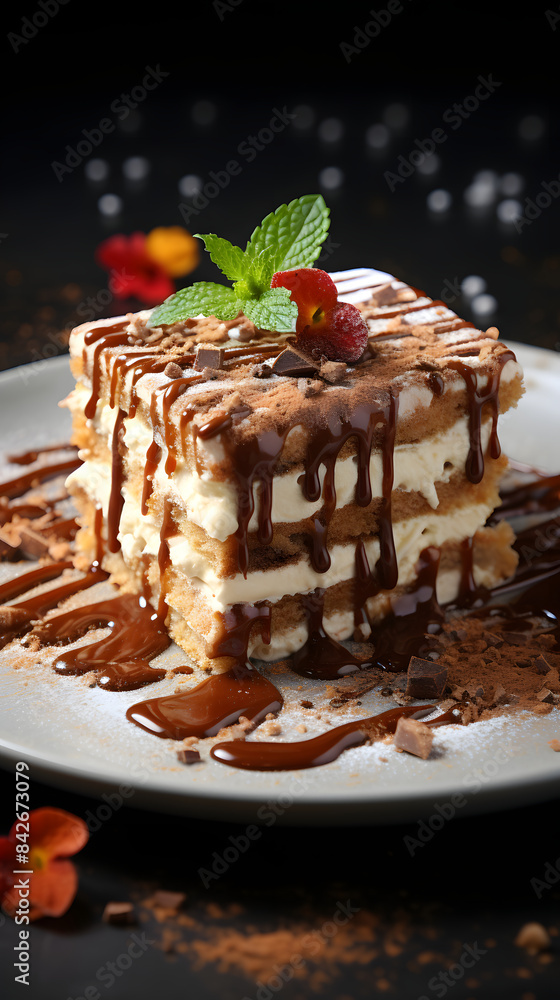 tiramisu cake dessert food photography background poster tiramisu cake dessert food photography background poster