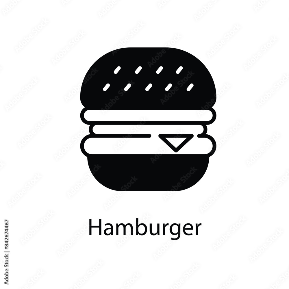 Hamburger vector icon Hamburger vector icon