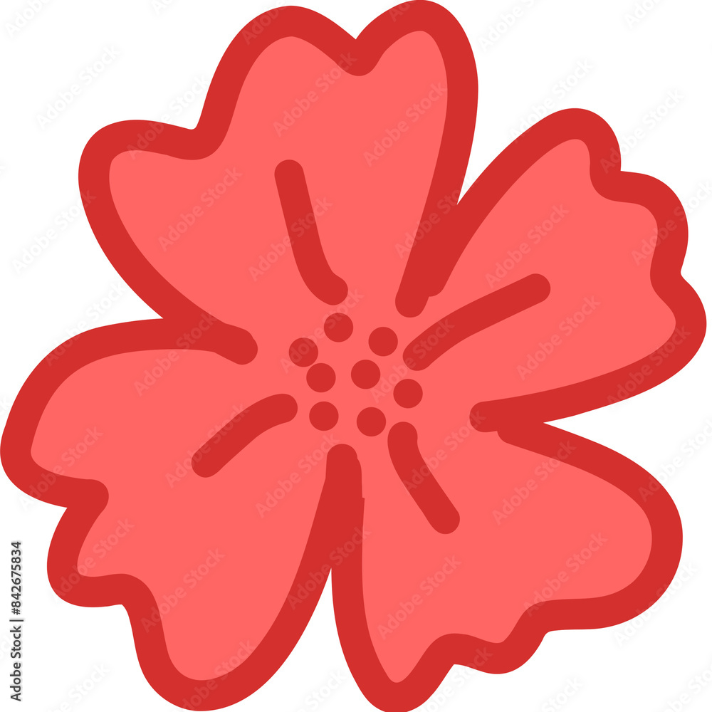 Obraz premium red flower