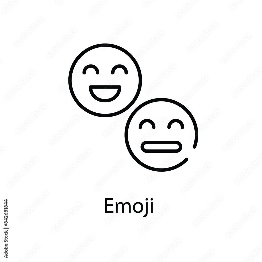 Fototapeta premium Emoji vector icon
