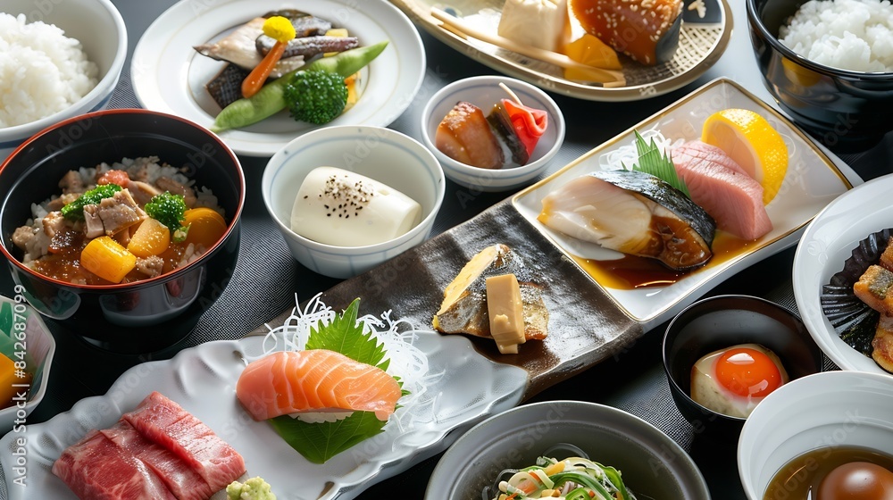 Image of breakfast in Japan : Generative AI Image of breakfast in Japan : Generative AI