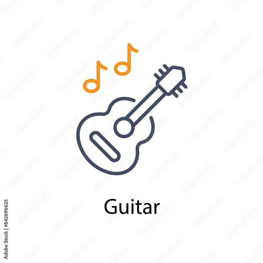 Guitar vector icon Guitar vector icon