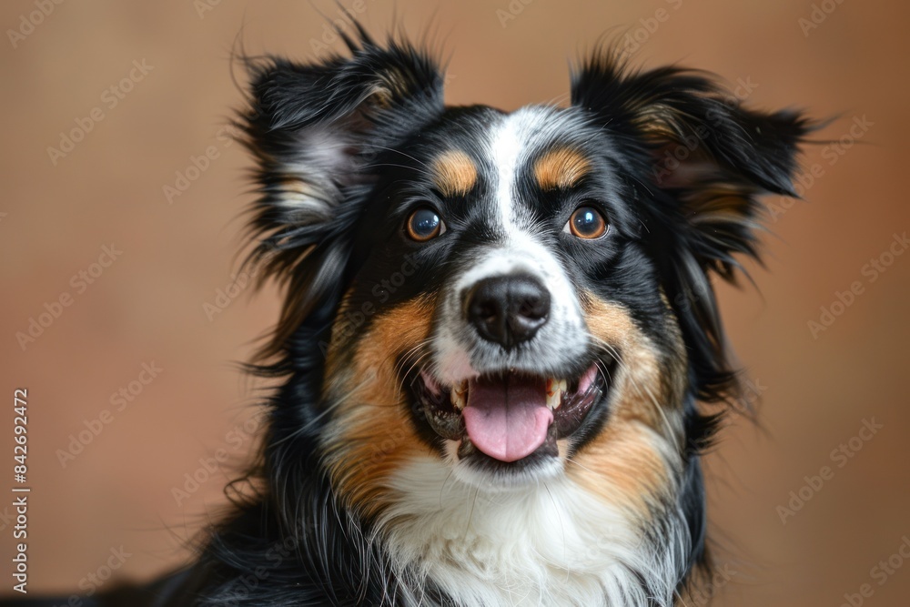 Beautiful collie with striking facial markings Beautiful collie with striking facial markings