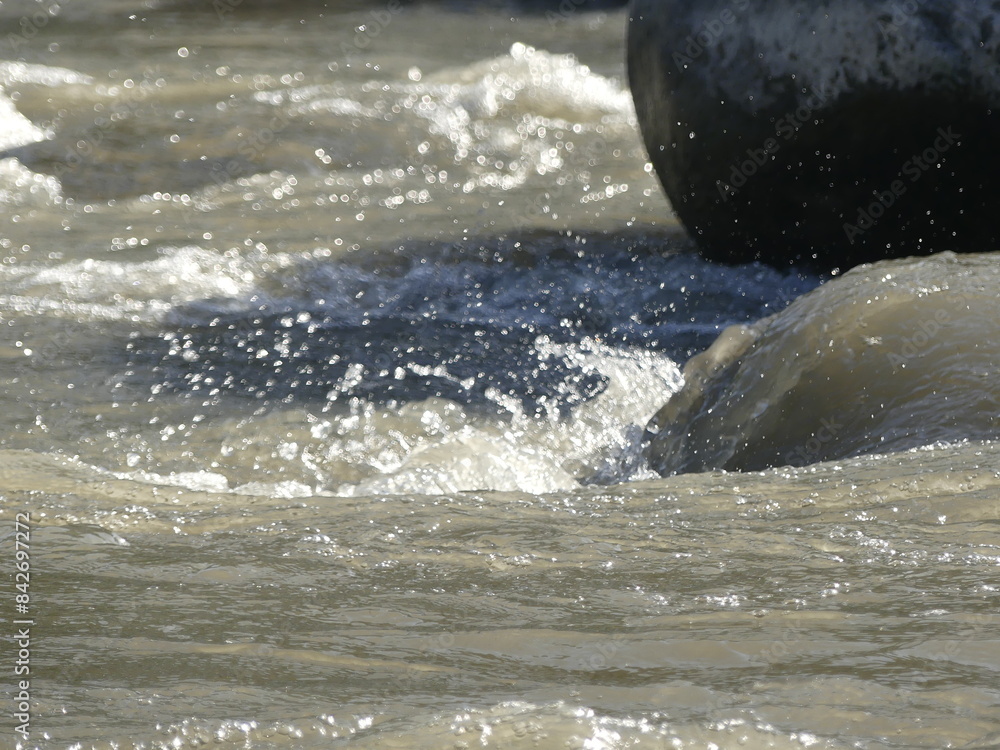 Obraz premium splashes in the water