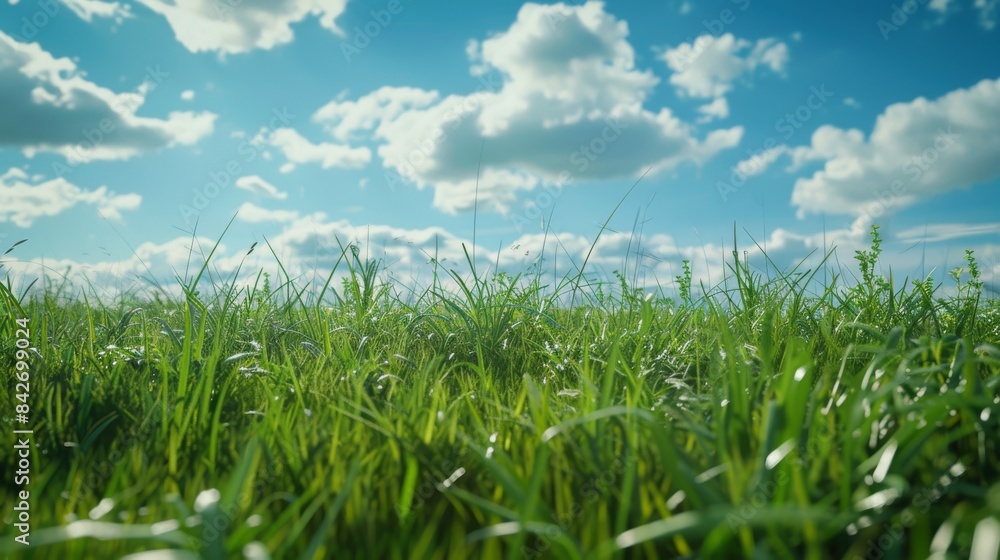 green grassland extend and blue sky Highly detailed extreme close up shot realistic Sony Alpha A7 III green grassland extend and blue sky Highly detailed extreme close up shot realistic Sony Alpha A7 III