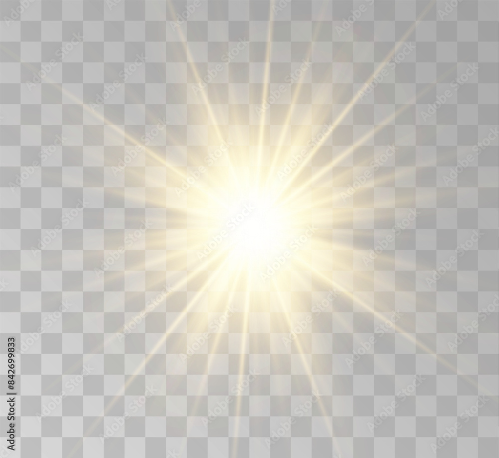 Transparent yellow sunlight special lens flash light effect. Front solar flare lenses Transparent yellow sunlight special lens flash light effect. Front solar flare lenses