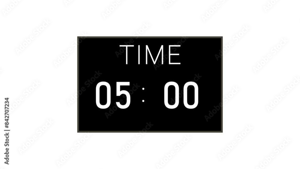 seconds timer soccer ball football timer with text time on black background 4k video seconds timer soccer ball football timer with text time on black background 4k video