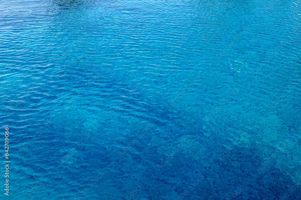 Surface of a swimming pool Surface of a swimming pool