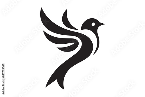 Bird silhouette vector illustration