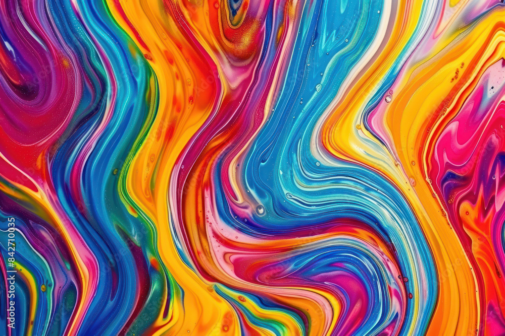 Lush swirls of color in fluid abstract Lush swirls of color in fluid abstract