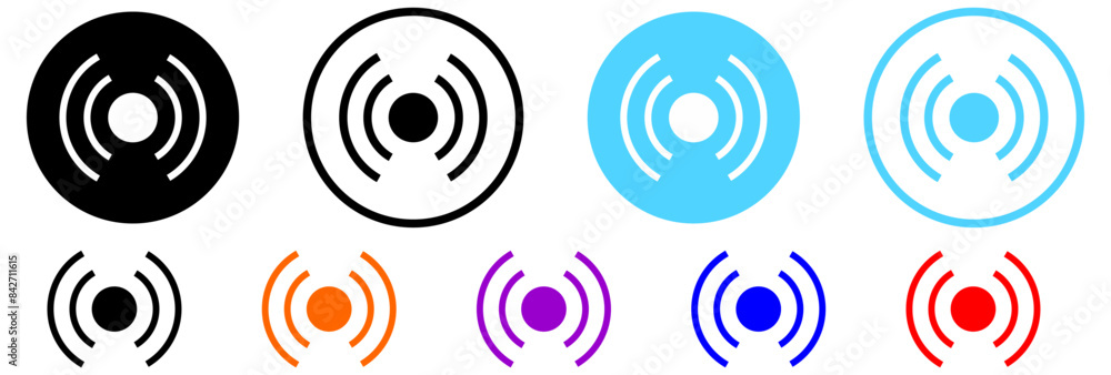 wireless Network signal icon . nfc broadcast internet connection icons wireless Network signal icon . nfc broadcast internet connection icons