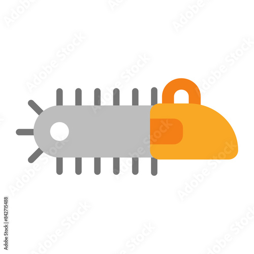 Chainsaw flat icon