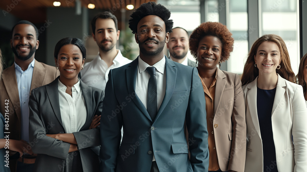 A diverse group of professional bank workers and corporate staff A diverse group of professional bank workers and corporate staff