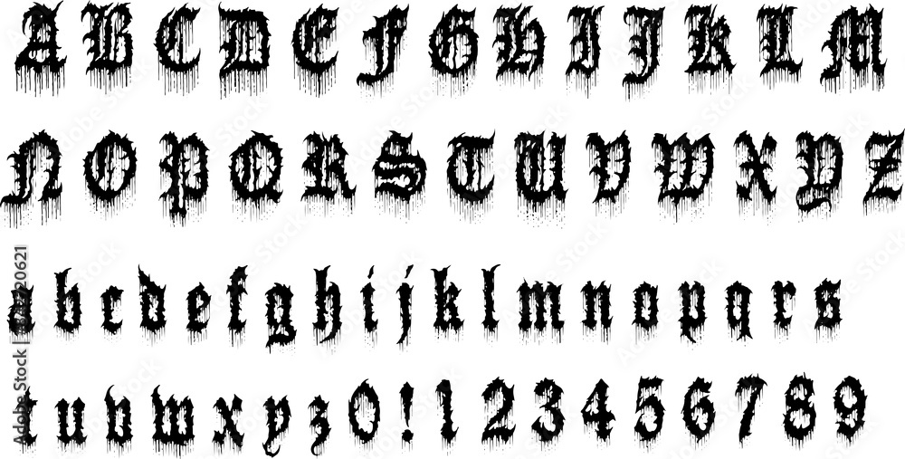 Bloody Old English font Bloody Old English font