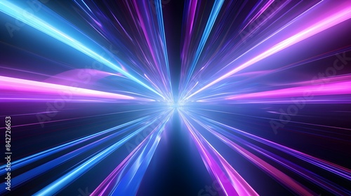 a multicolor spectrum Abstract tunnel background