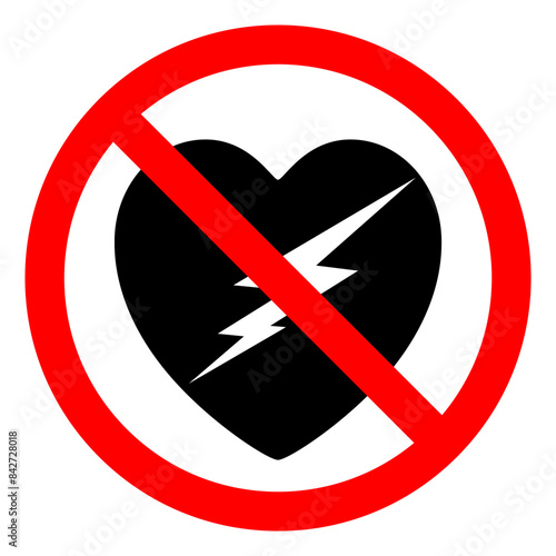 AED Automated External Defibrillator Symbol Sign, Vector Illustration, Isolate On White Background Label .EPS10
