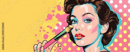 Retro Pop Art Depiction of ...