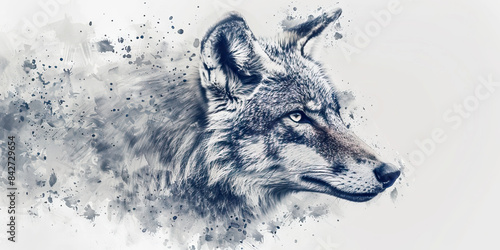 Wallpaper Mural The Enigmatic Essence: The Animal in Essence of Mystery and Scientific Wonder - Visualize an animal as an essence of mystery, symbolizing the wonder and awe of scientific exploration Torontodigital.ca