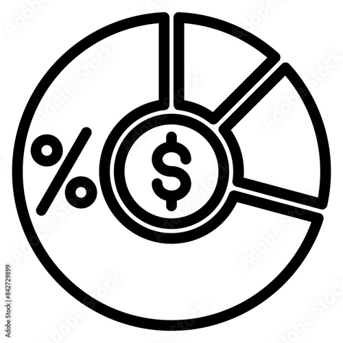 Fotografi Market Share Icon