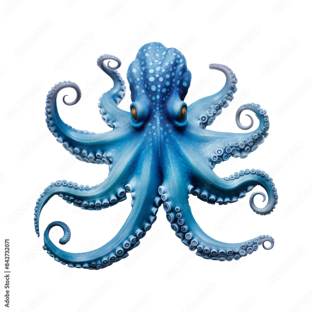 Fototapeta premium beautiful octopus isolated on white