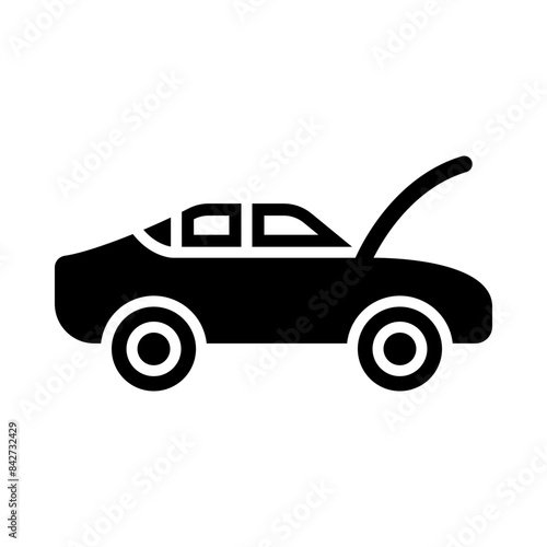Bonnet glyph icon