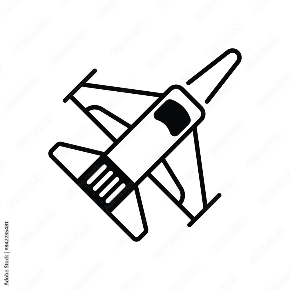 Jet vector icon Jet vector icon