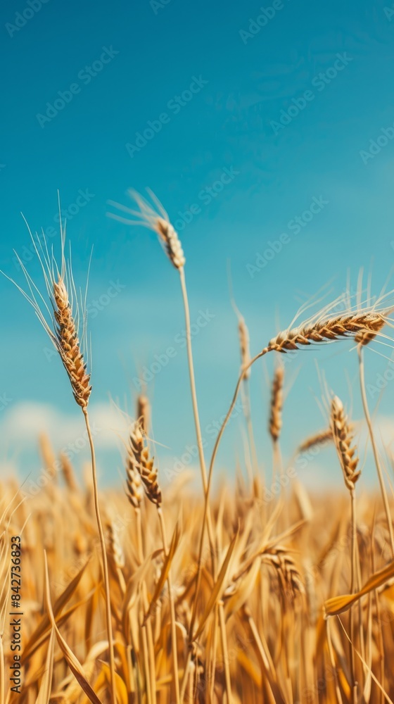 Natural Summer Scene: Wheat Field blurred Natural Summer Scene: Wheat Field blurred