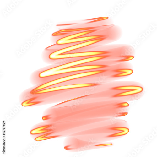 Abstract Neon Line