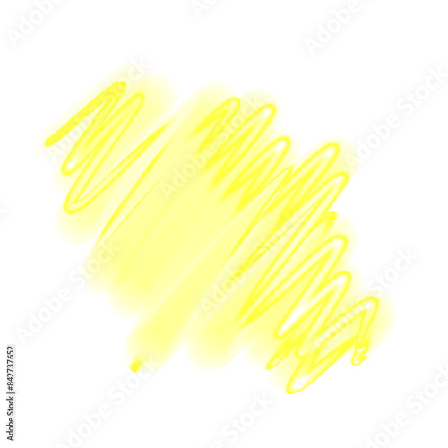 Abstract Neon Line