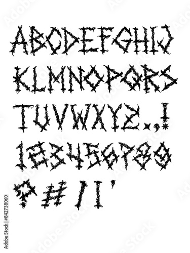 NAPALM GRIND CORE FONT