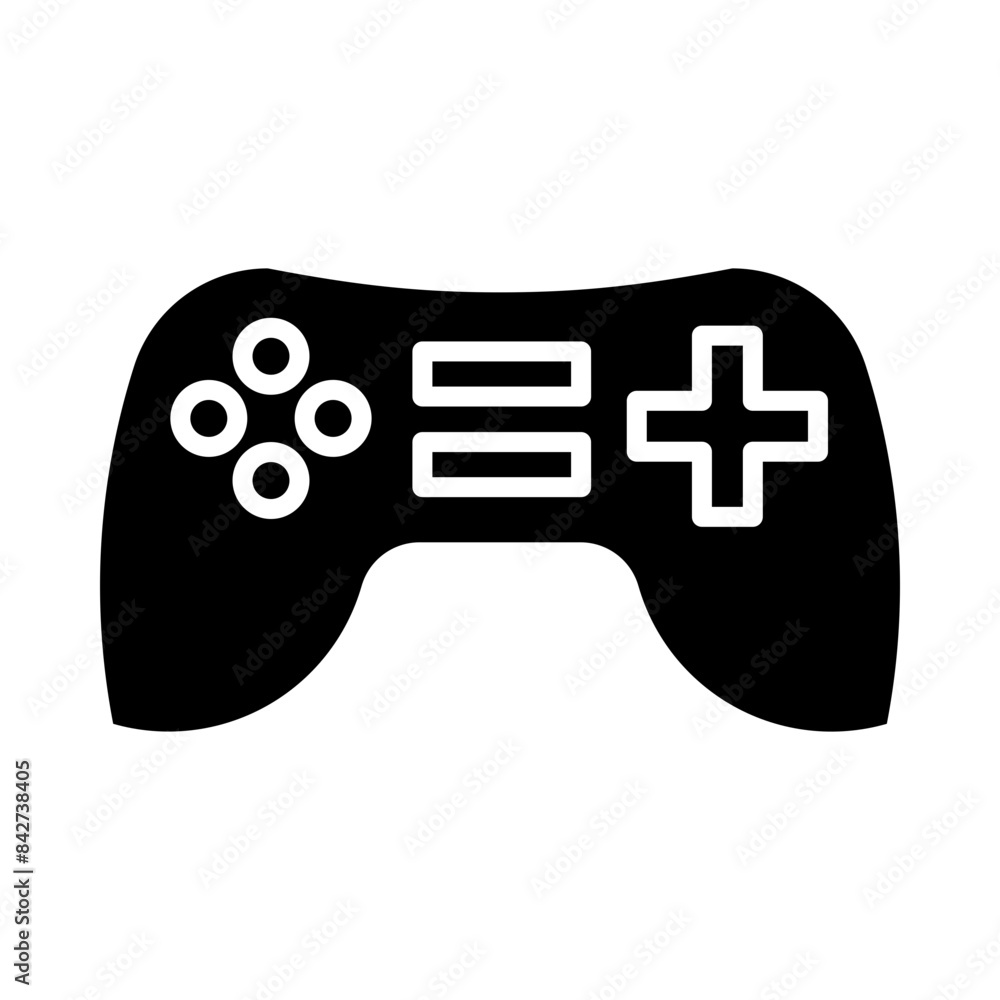 Game console glyph icon Game console glyph icon