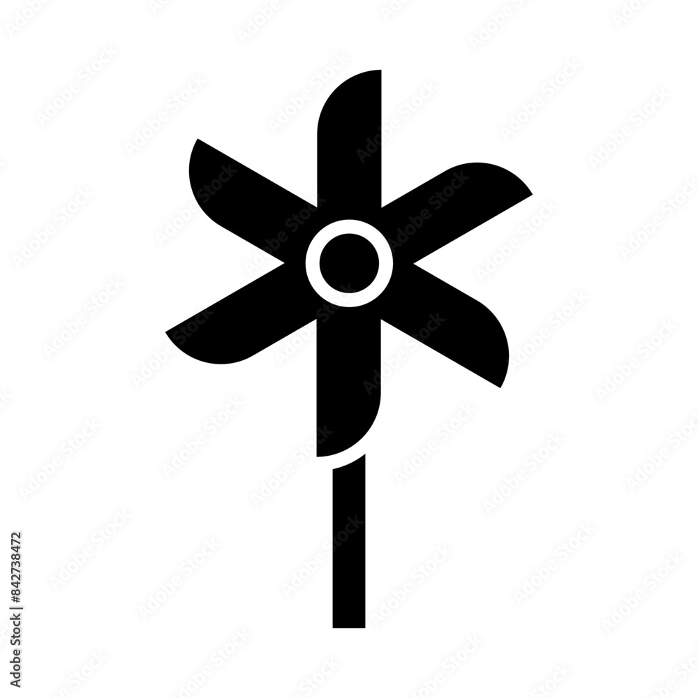 Windmill glyph icon Windmill glyph icon
