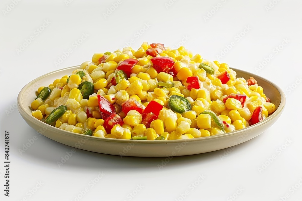 Creamy Baked Corn and Red Bell Pepper Delight Creamy Baked Corn and Red Bell Pepper Delight