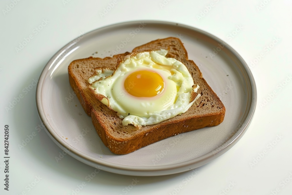 Scrumptious Baked Egg on Toast with Creamy Buttermilk Scrumptious Baked Egg on Toast with Creamy Buttermilk