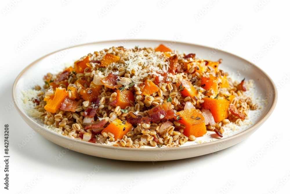 Baked Farro and Butternut Squash for a Nutritious Meal Baked Farro and Butternut Squash for a Nutritious Meal