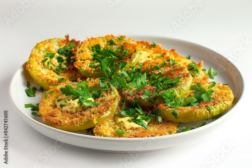 Delicious Baked Fried Green Tomatoes with Creamy Cajun Sauce