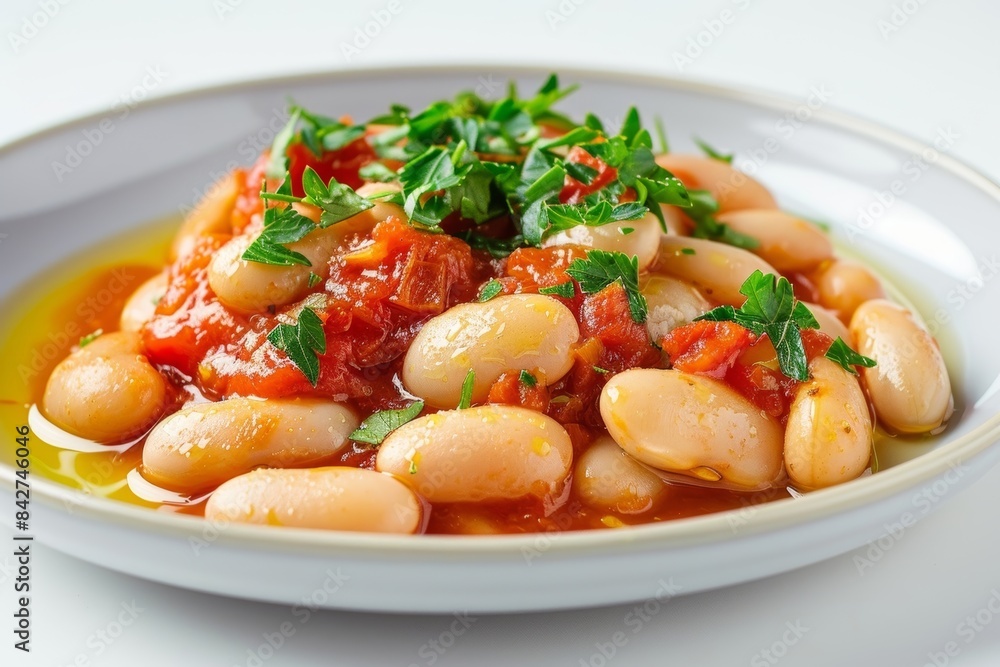 Baked Gigantes Beans: A Perfect Balance of Colors and Textures Baked Gigantes Beans: A Perfect Balance of Colors and Textures