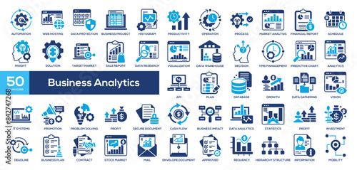 Business Analytics Icon Collection