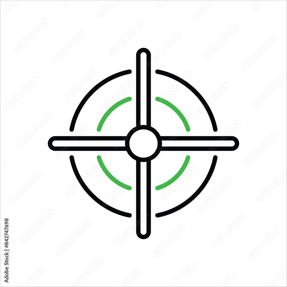 Aim vector icon Aim vector icon