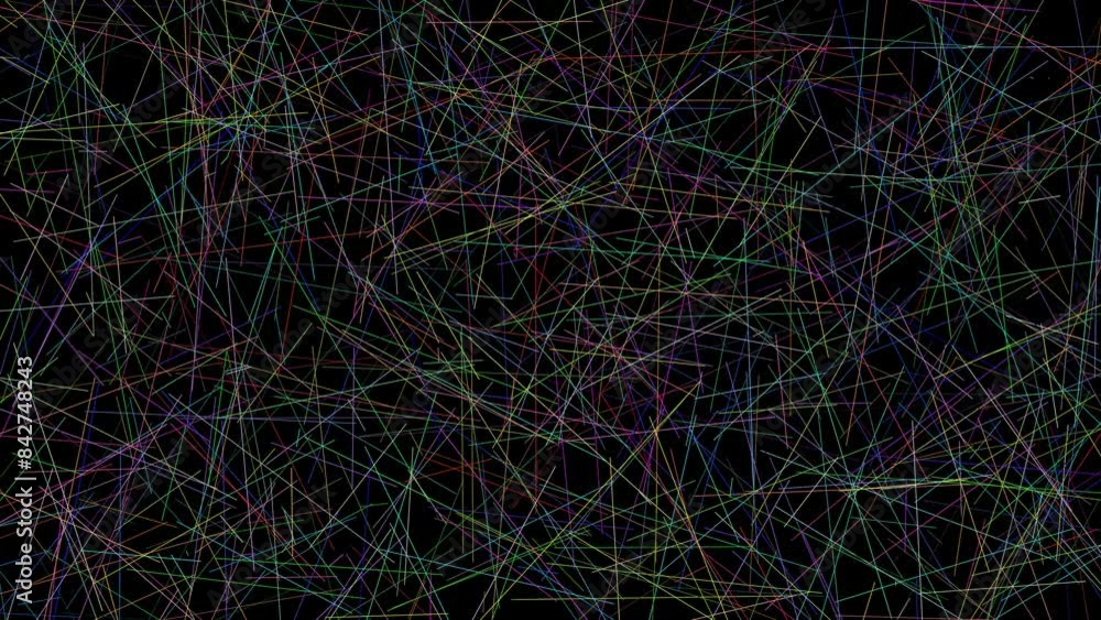 colorful chaotic lines abstract background animation colorful chaotic lines abstract background animation