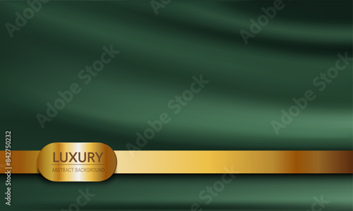 Pattern green background vector illustration. Dark green theme for text-based compositions: ads, book covers, Digital interfaces, print design templates.