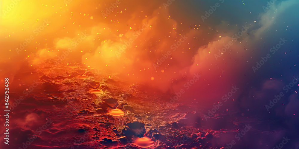 Fototapeta premium Leadership Trailblazer: Abstract path with footprints leading forward, signifying leadership and pioneering spirit.