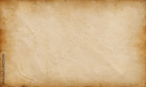 Vintage aged parchment paper texture backgrounds, AI illustration.