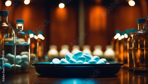 Medicine in a scientific laboratory