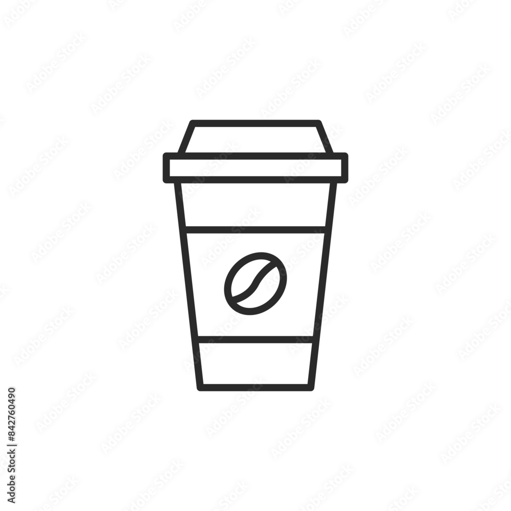 Coffee cup to-go icon. Simple coffee cup to-go icon for social media, app, and web design. Vector illustration Coffee cup to-go icon. Simple coffee cup to-go icon for social media, app, and web design. Vector illustration