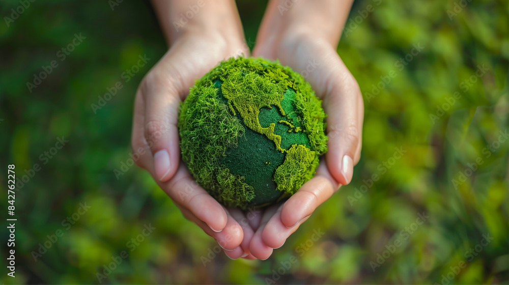 Palms offer a green mossy globe with a focus on the Asian continent Palms offer a green mossy globe with a focus on the Asian continent