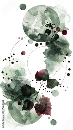 Celestial Harmony: Begonia Maculata Astronomical Chart