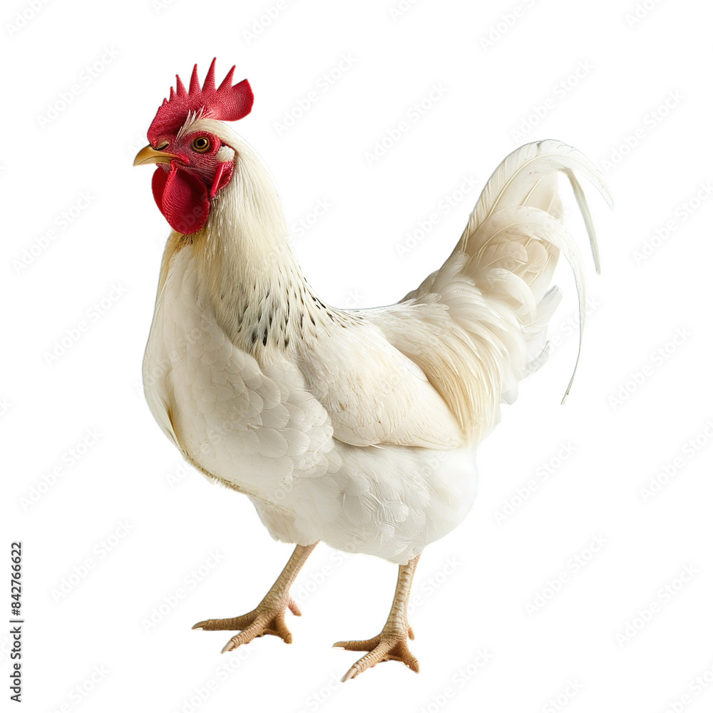 Fototapeta premium rooster isolated on white