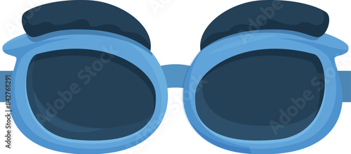 Cartoon sunglasses with bushy eyebrows adding a playful and comical element to any design